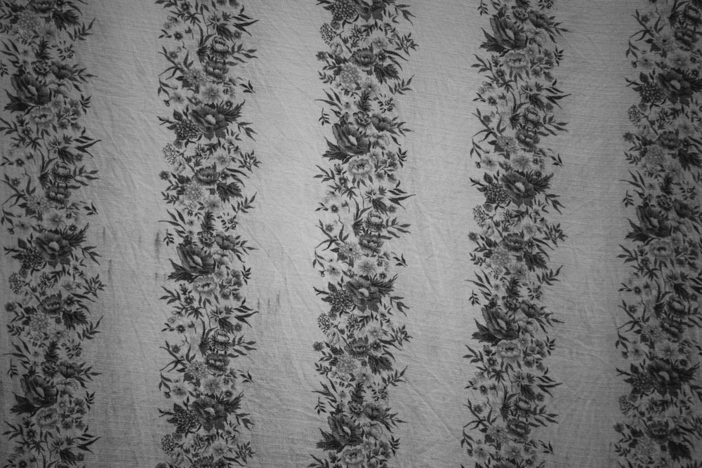 a black and white photo of a quilt
