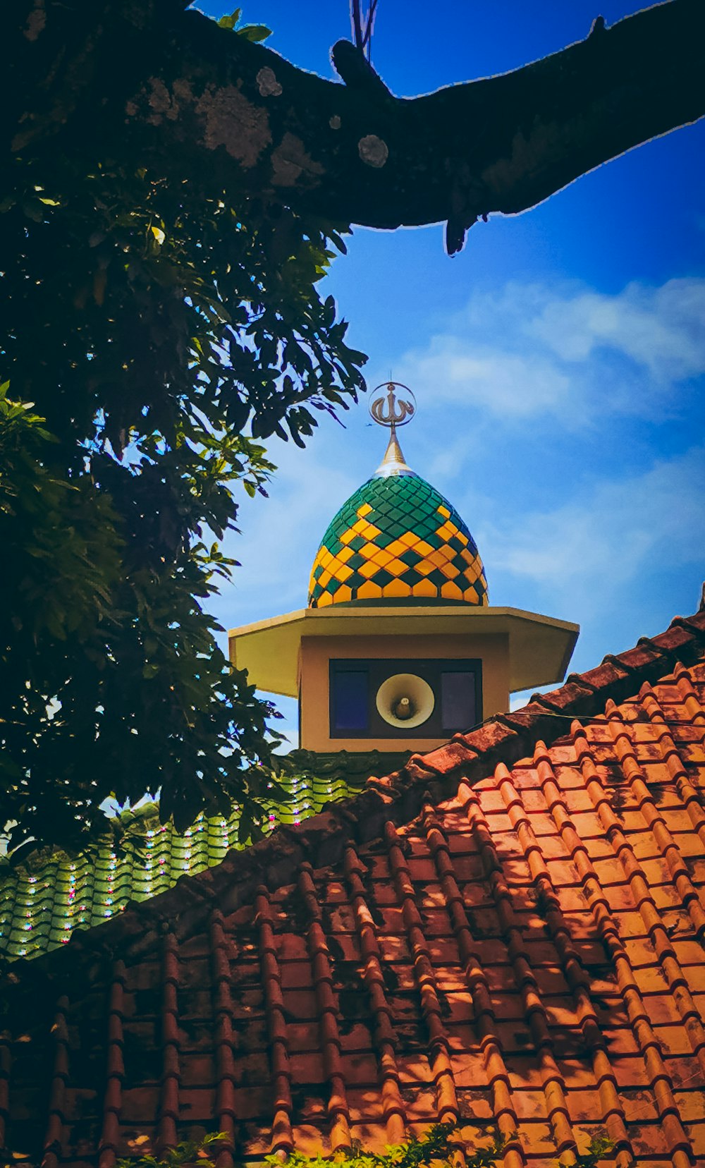 a building with a clock on the top of it