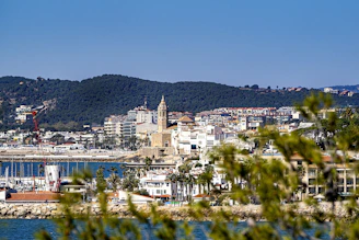 a view of a city from across the water