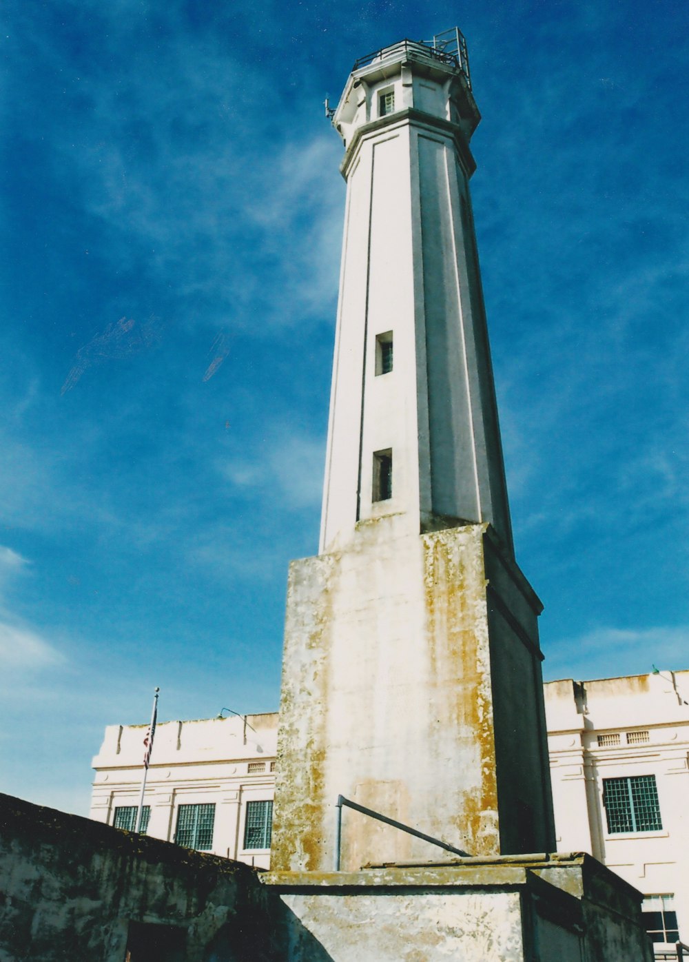 a tall tower with a clock on top of it