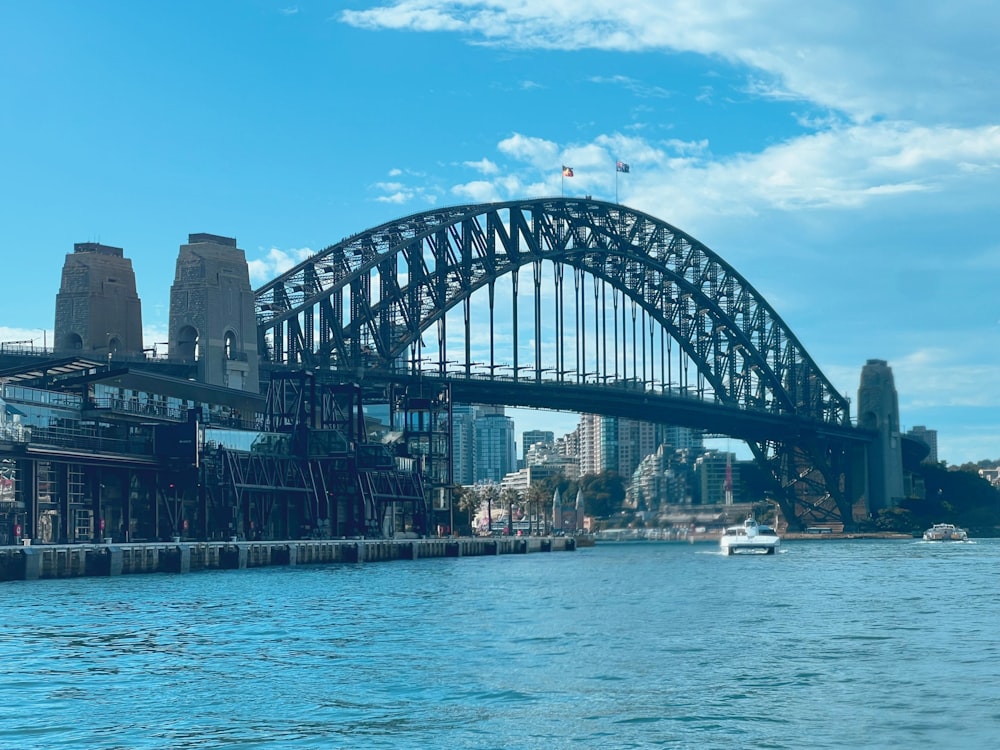 a large bridge over a body of water