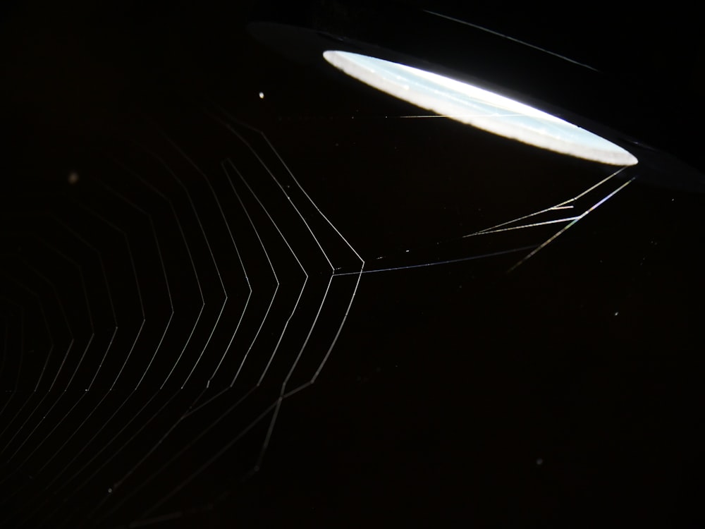 a close up of a microwave oven in the dark