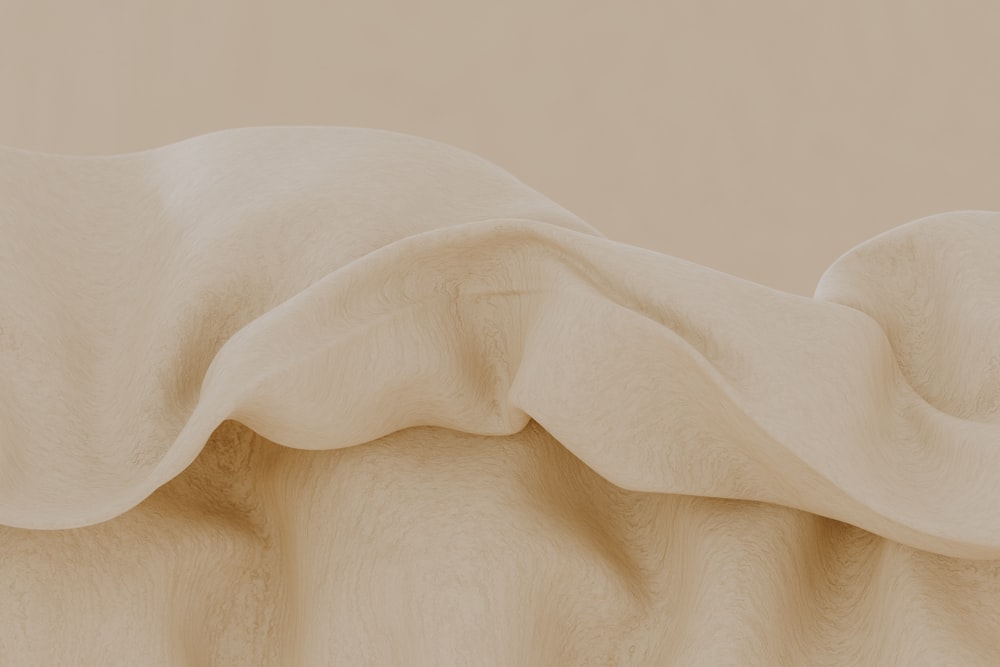 a close up view of a white cloth