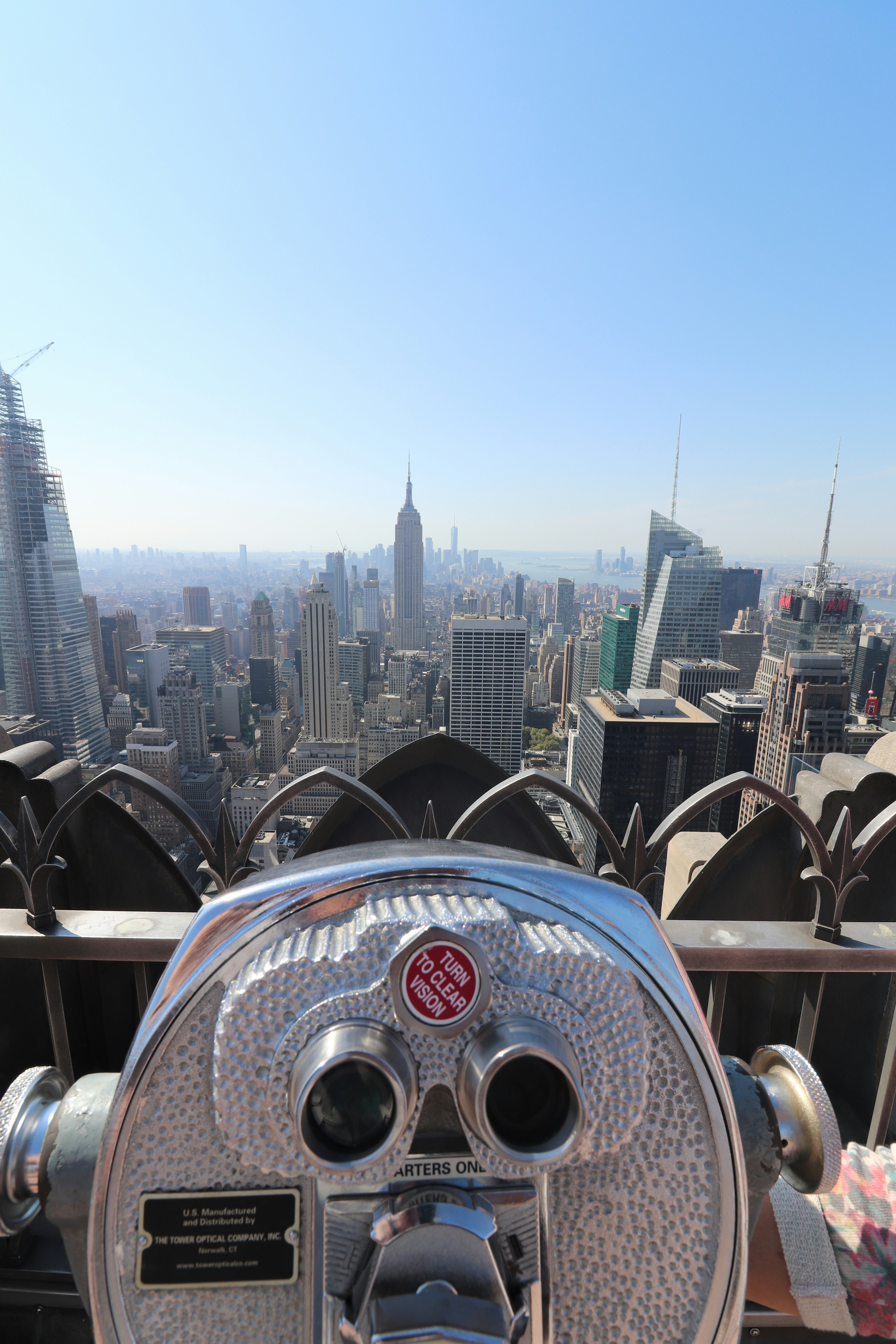 Blick auf die Stadt von der Spitze des Empire Building
