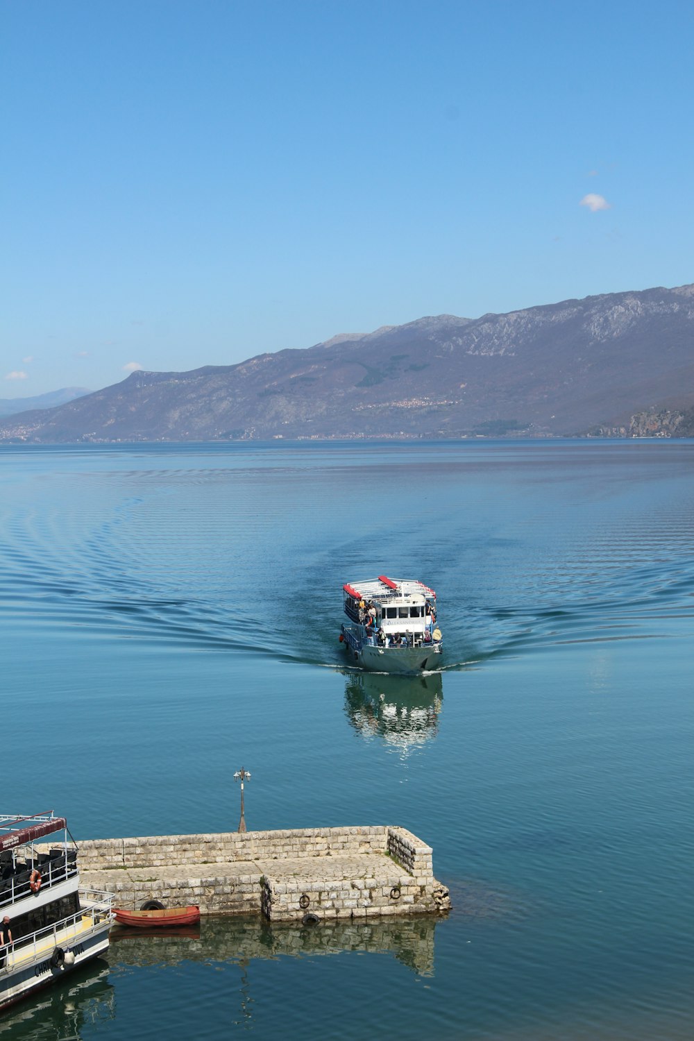 a couple of boats that are in the water