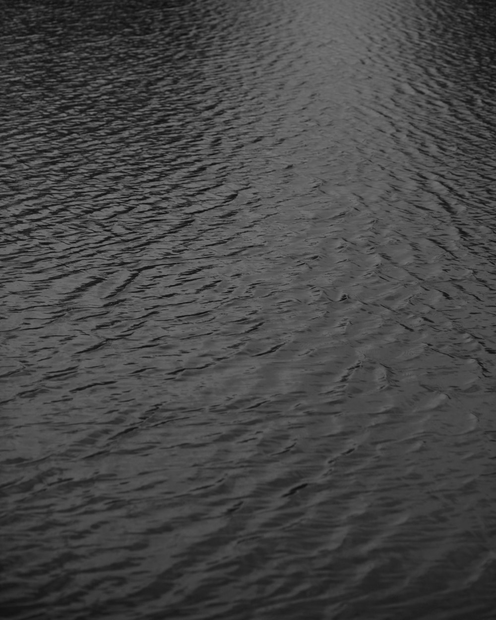 uma foto em preto e branco de um barco na água