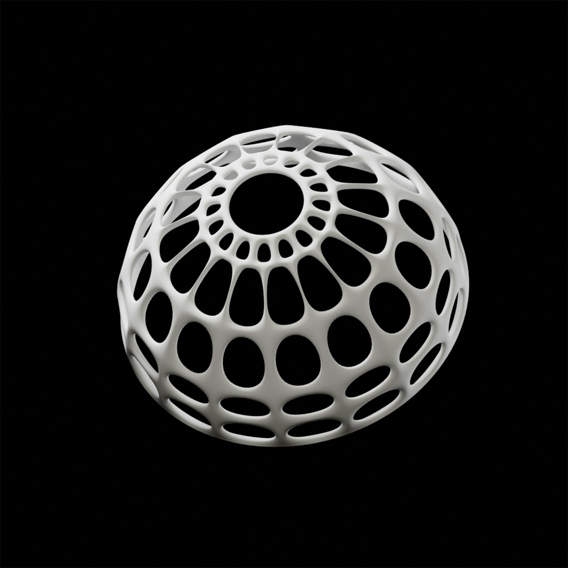 a black and white photo of a circular object