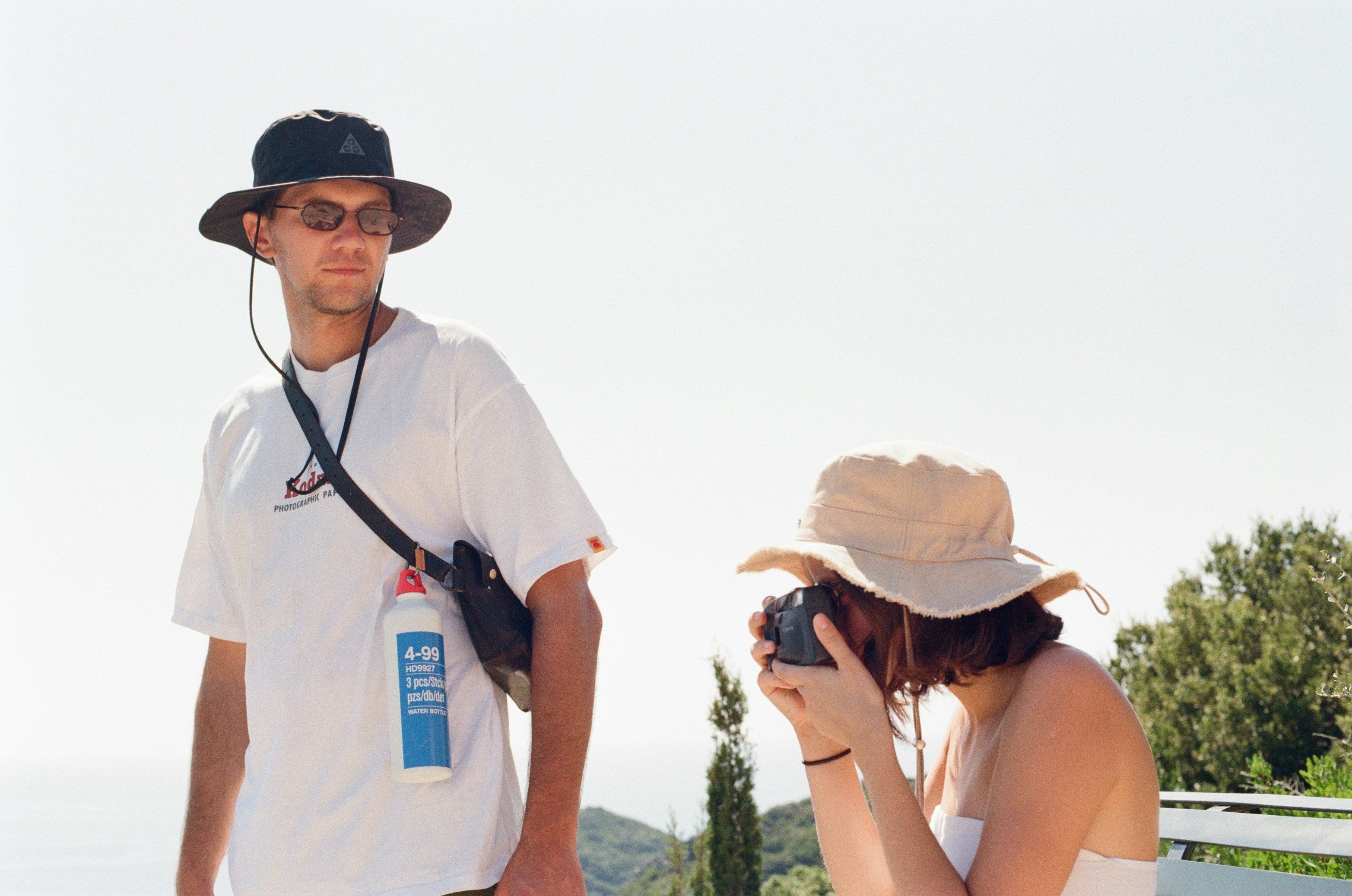 Tour guide with camera