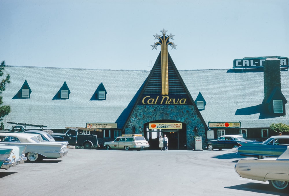 Cal-Neva Lodge on the border of California and Nevada