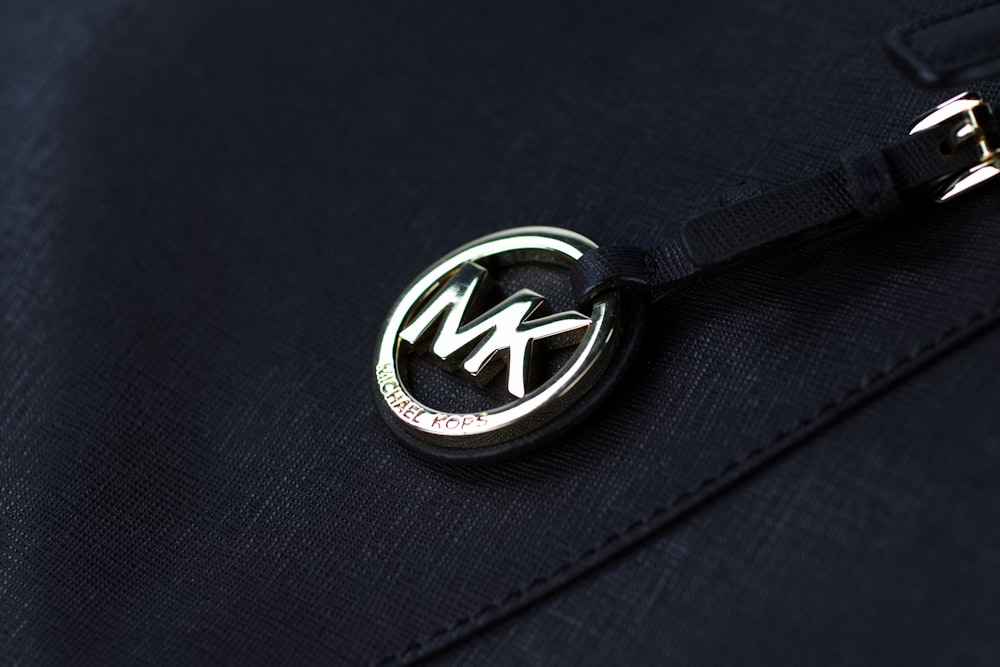 a close up of a badge on a jacket