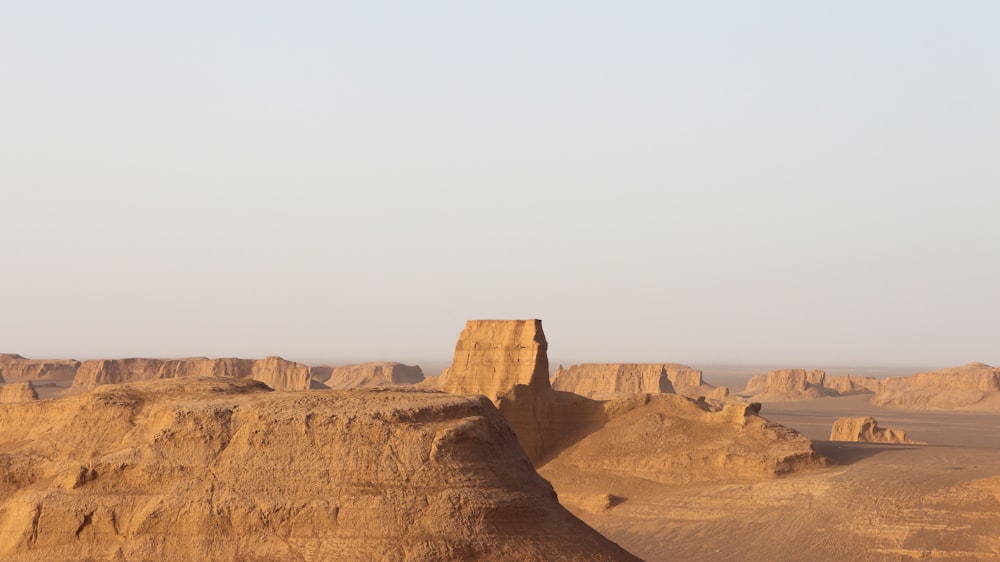 a view of the desert from a high point of view