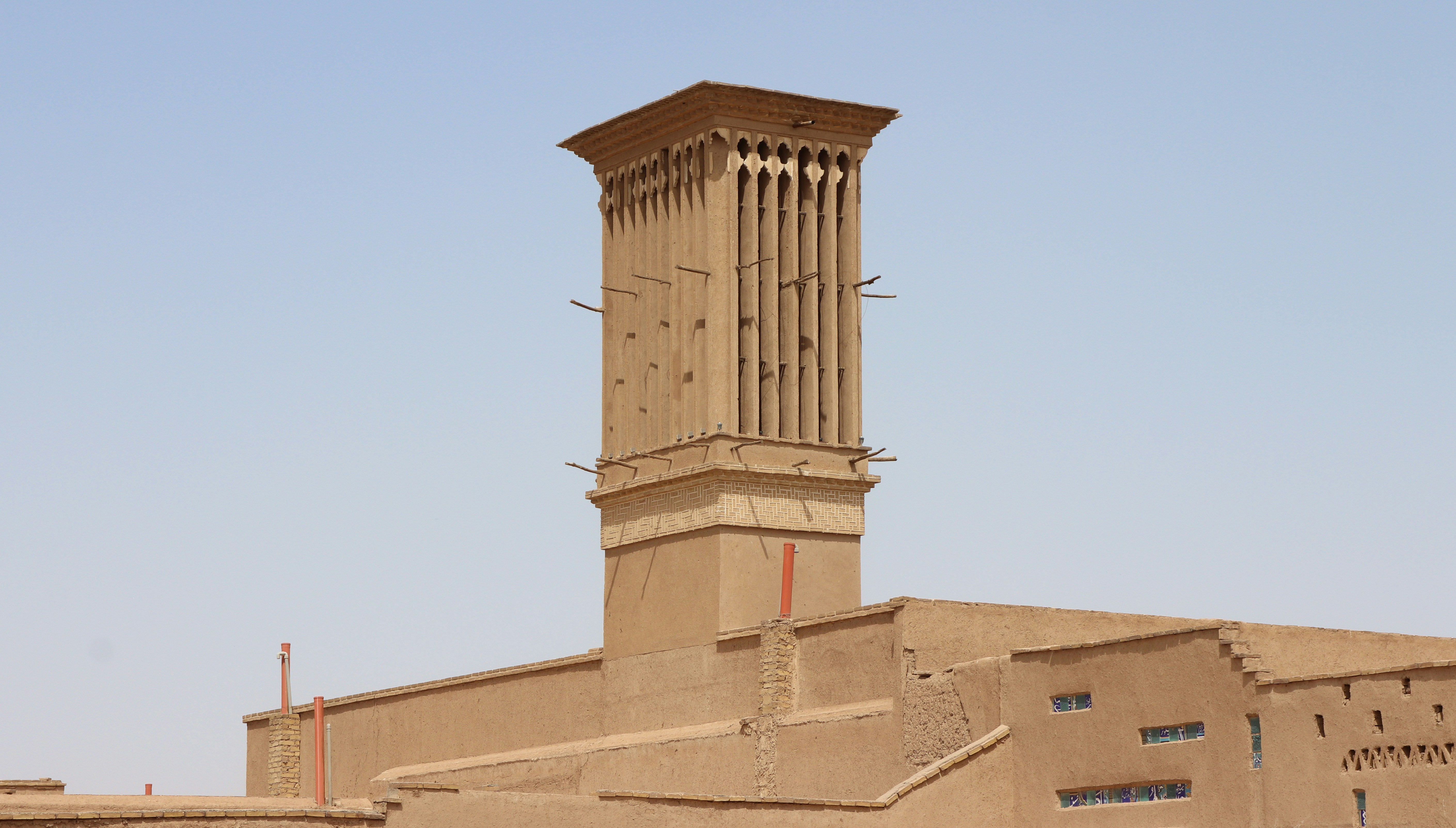 a tall tower with a clock on top of it