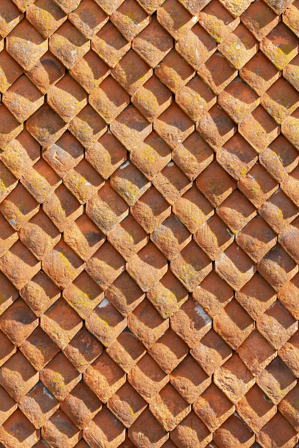 a close up of a wall made of bricks