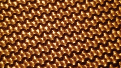 a close up view of a textured surface