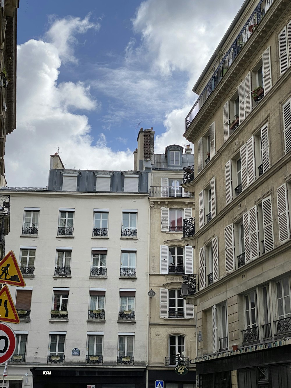 a group of buildings that are next to each other