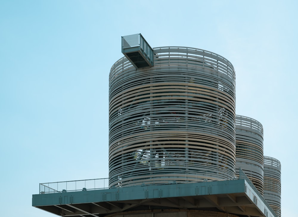 a tall building with a clock on the top of it