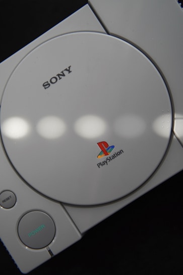 a video game console with a sony logo on it