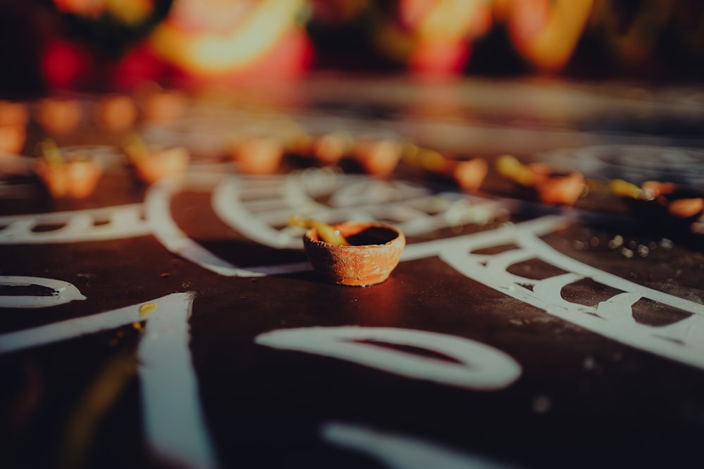 a close up of a game board with numbers on it