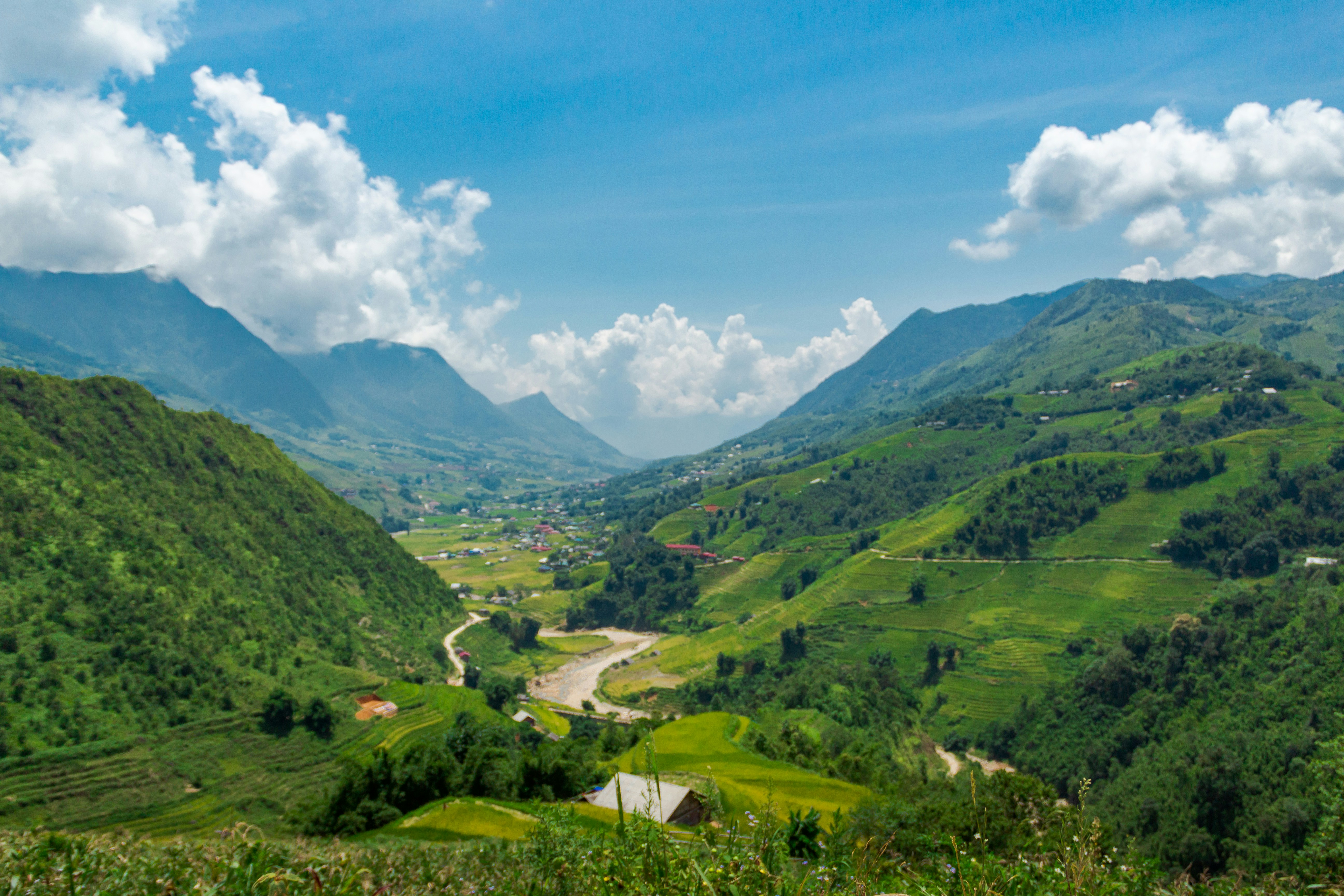 Sapa, Vietnam - In Vietnam we hanger in a small town on top of the hills named Sa Pa. The view - amazing, the way down - sketchy and fun. This is some of the places we saw during that hike.