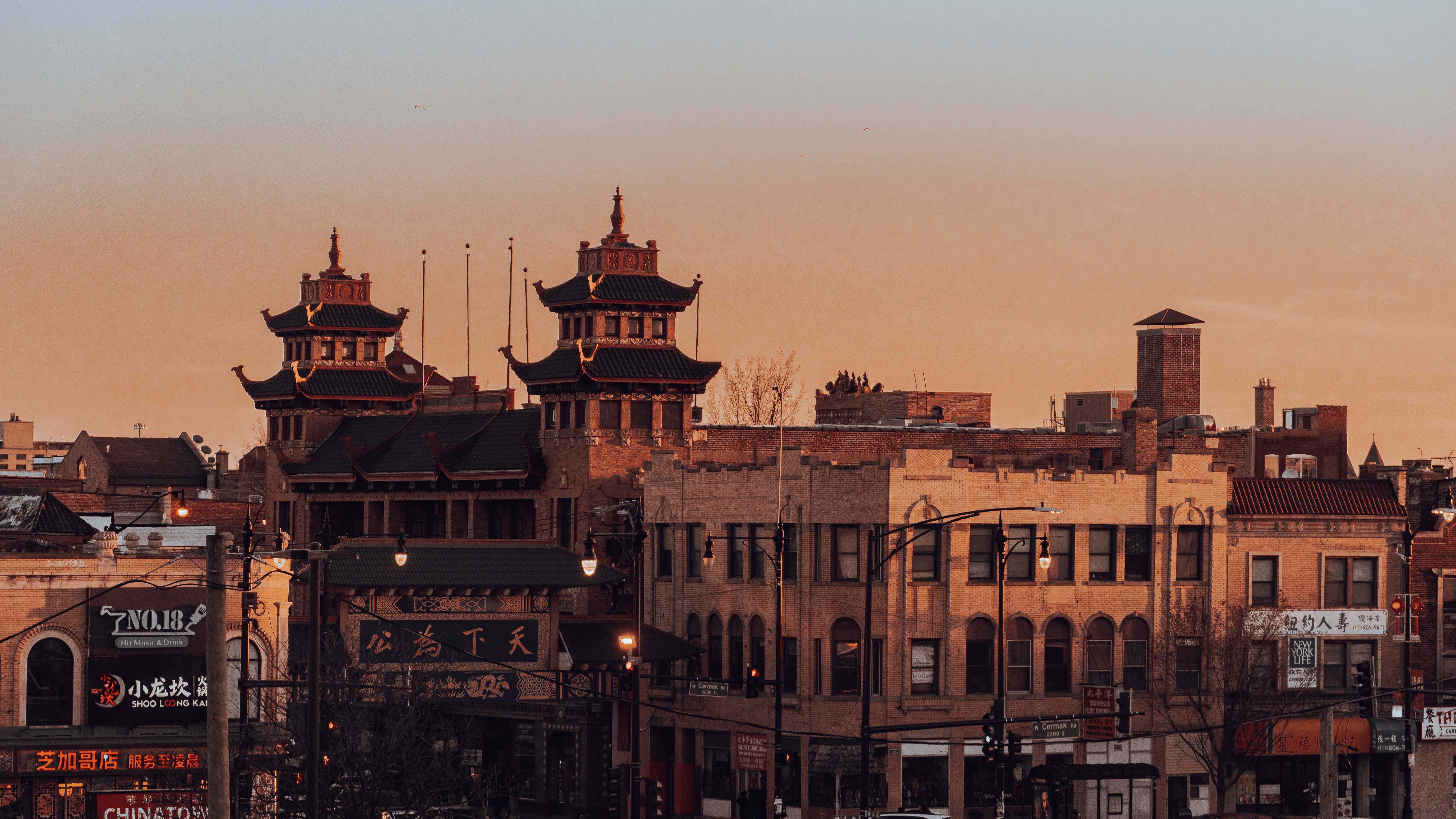 a city with a lot of tall buildings