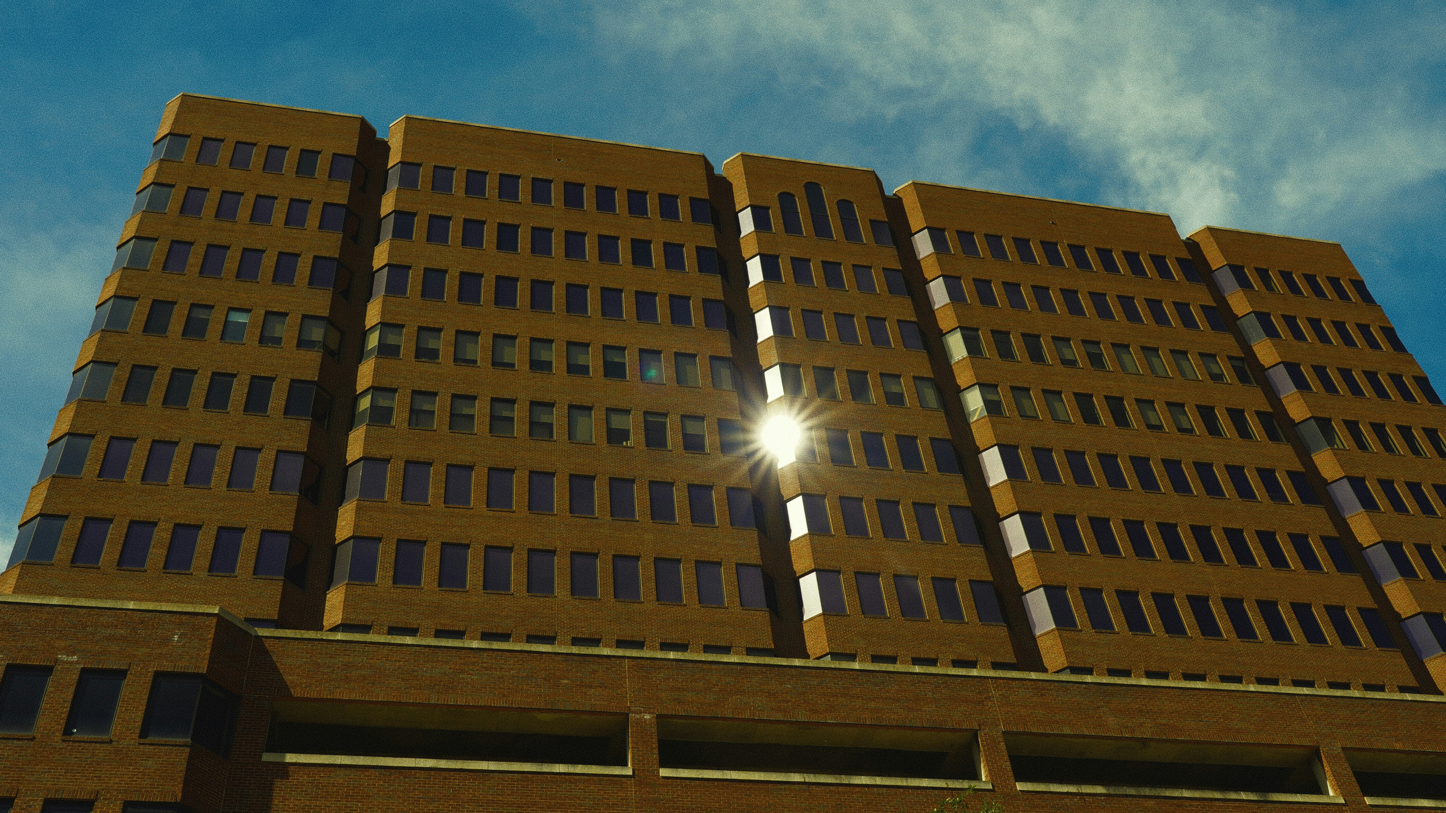 Government building with sun flare - roof financing Florida