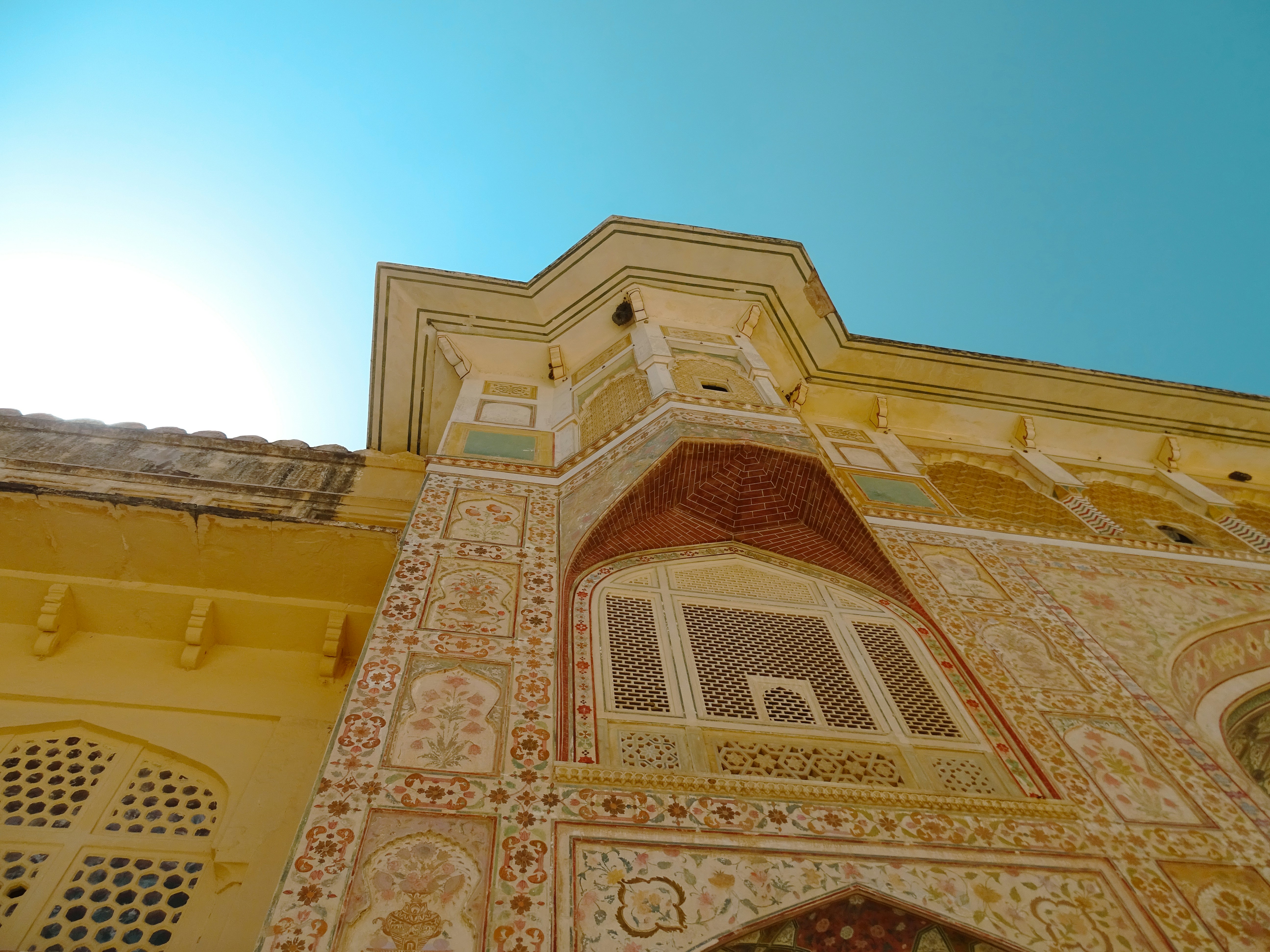 Jaipur palace geometric architecture