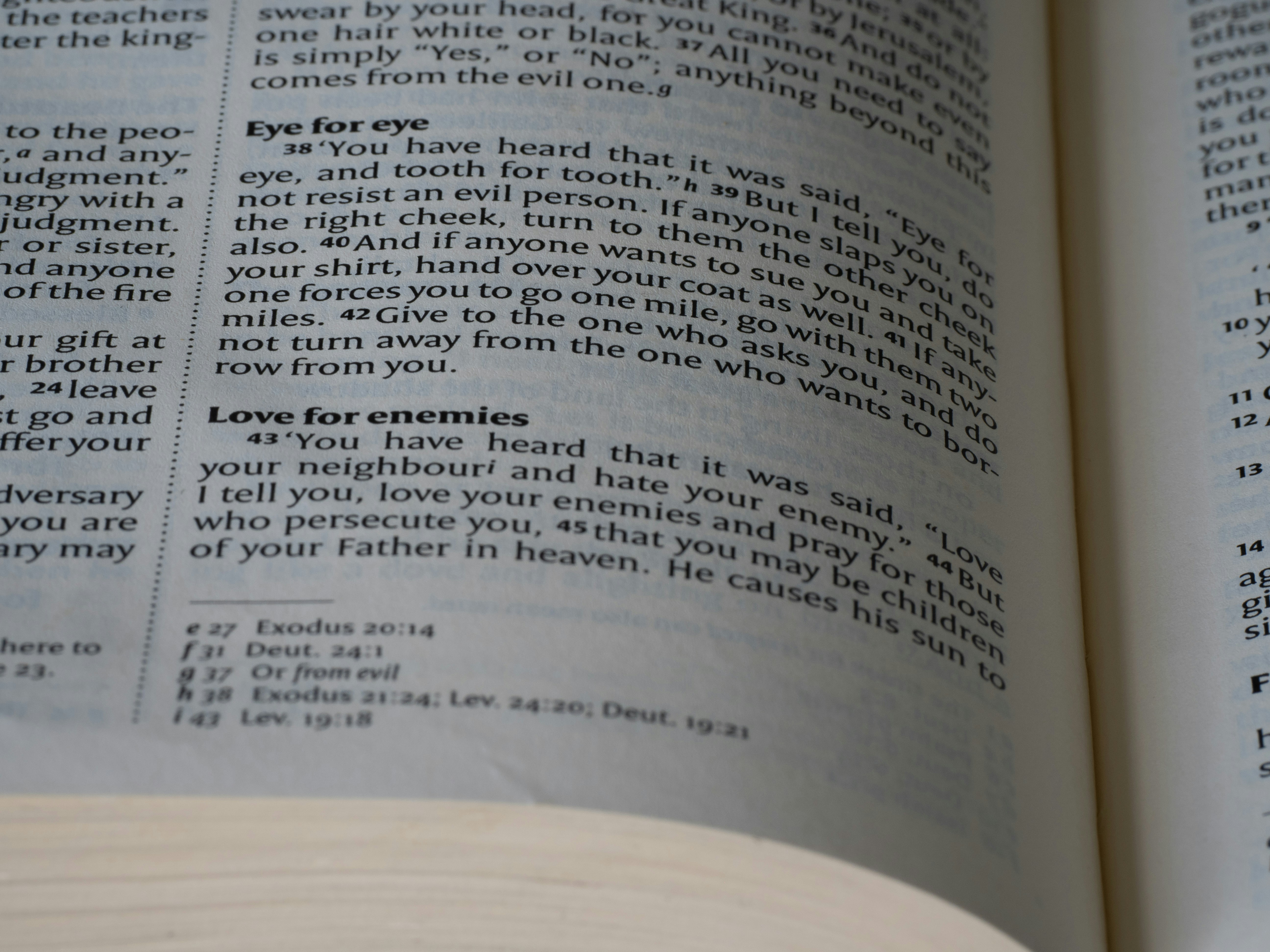 a close up of a book with an open page