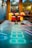 a close up of a table with drinks on it