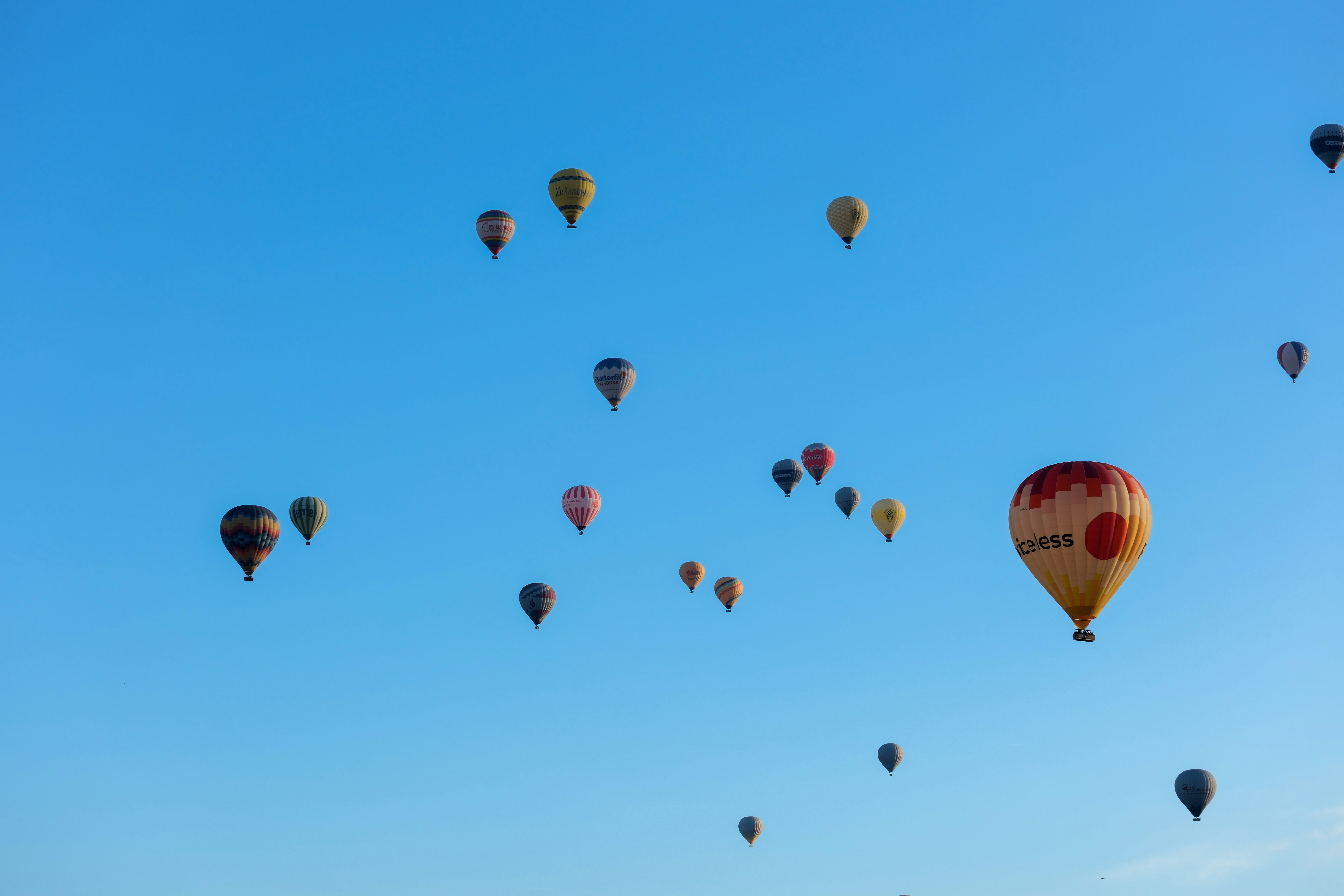 a bunch of hot air balloons flying in the sky - a-bunch-of-hot-air-balloons-flying-in-the-sky-VTZsAvEmuTo