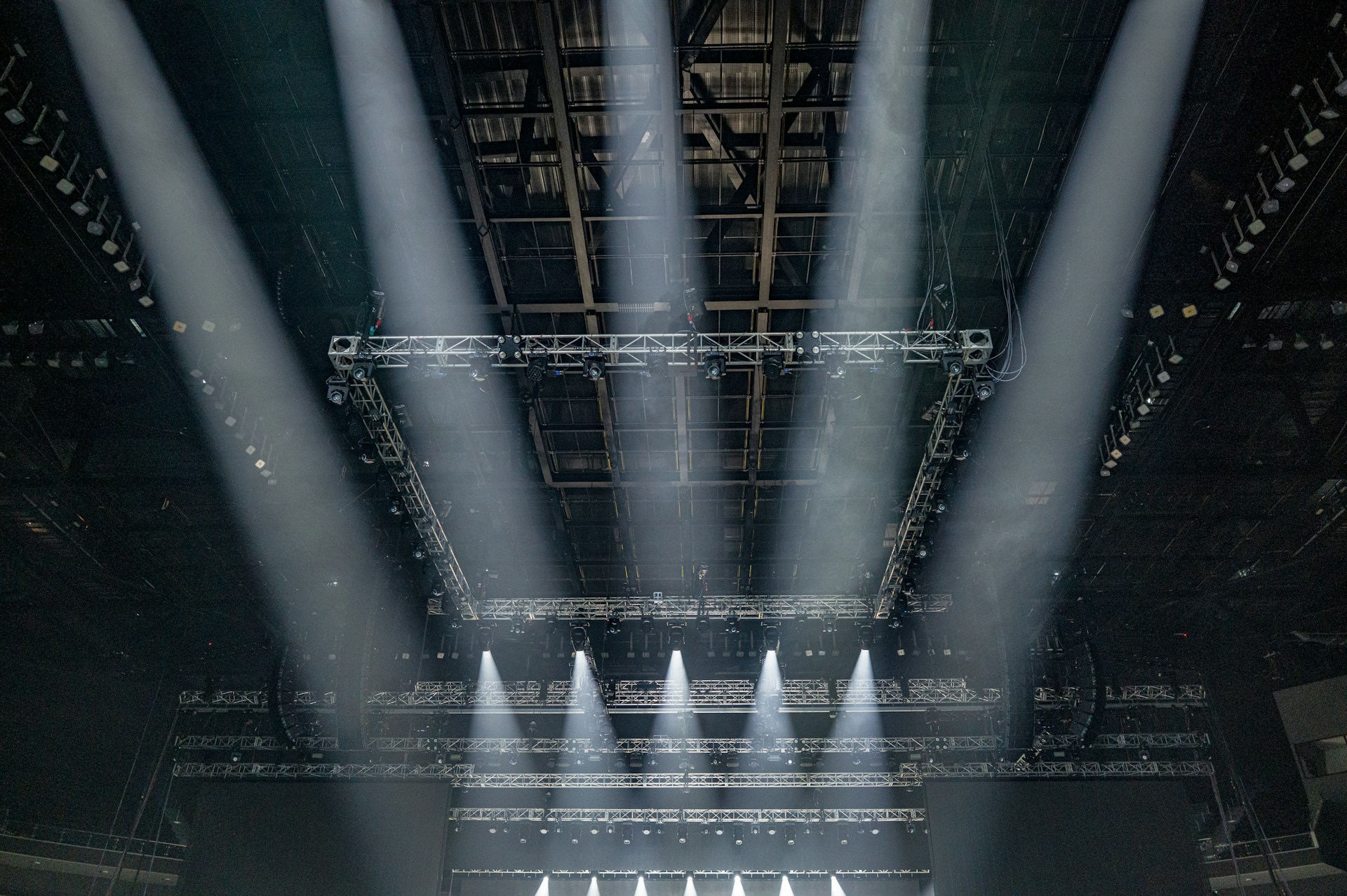 a group of people standing on top of a stage