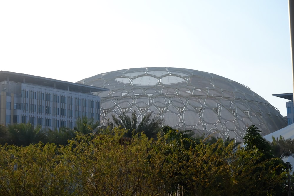 a large building with a dome on top of it