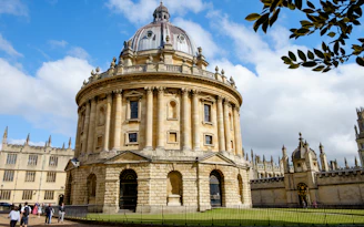 a large building with a dome on top of it