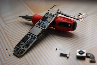 a close up of a piece of electronic equipment