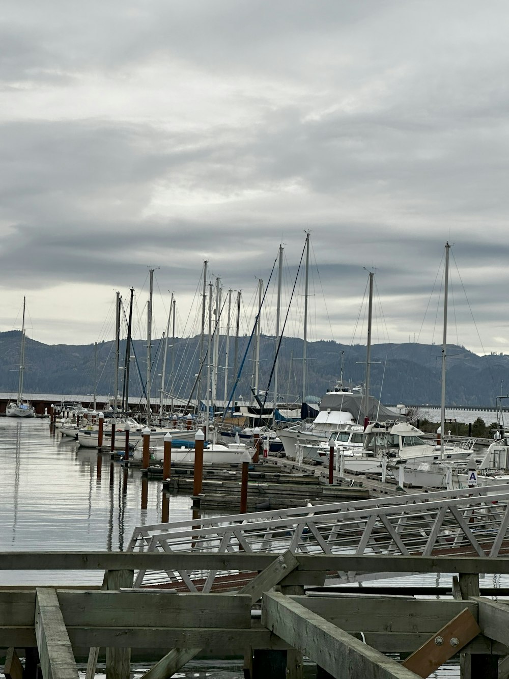 a bunch of boats that are sitting in the water