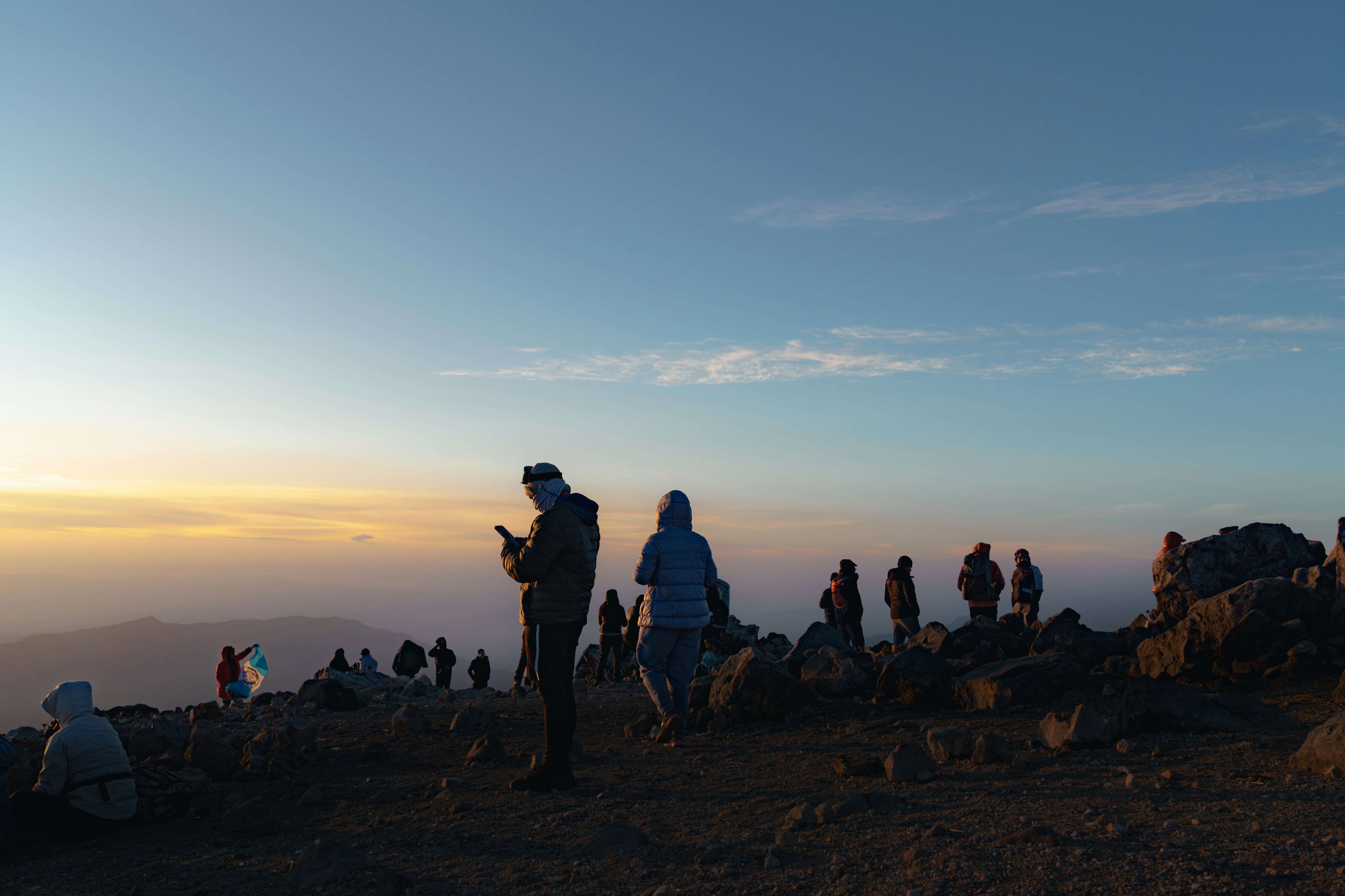 Sunrise at the summit of Mount Kilimanjaro