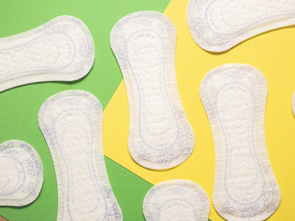 a close up of a pair of diapers on a table