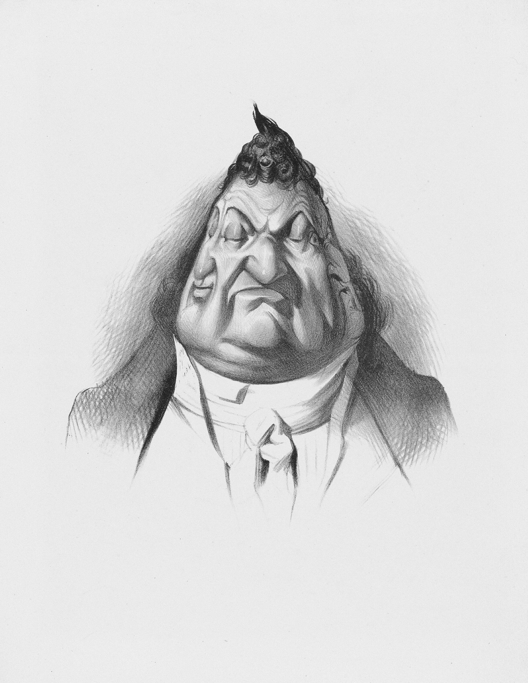 A drawing of a man with a bird on his head photo – Free Grey Image on ...