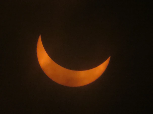 a partial eclipse of the moon during a partial solar eclipse