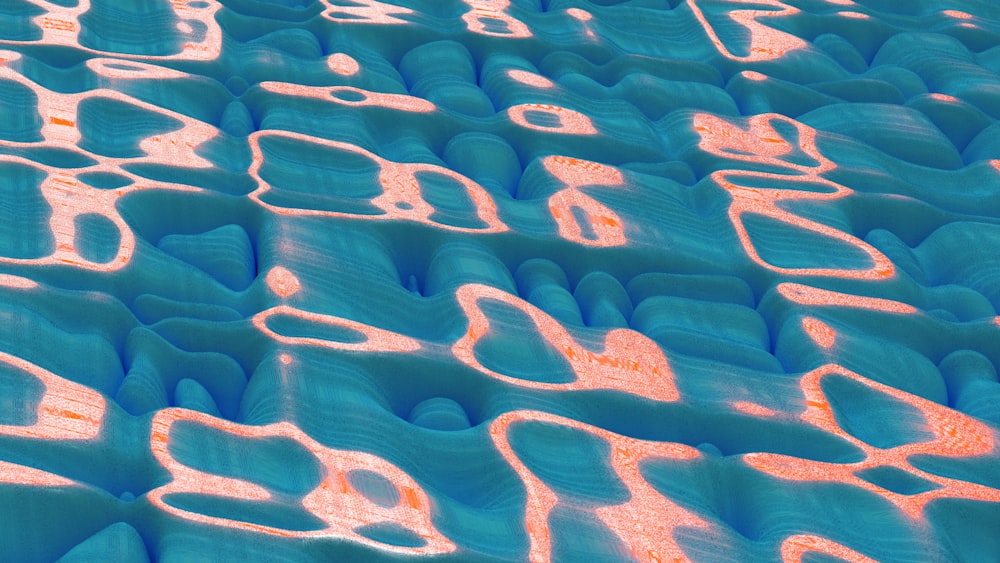a close up of a pattern of water