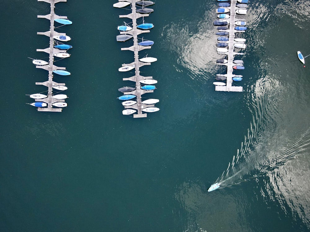 a number of boats in a body of water