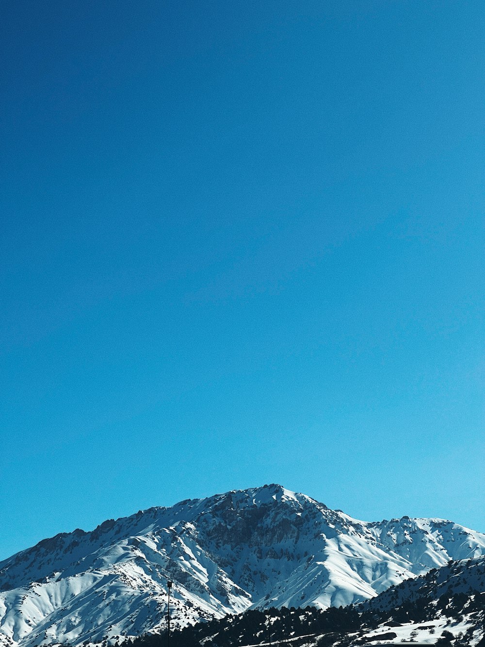 a person on a snowboard in the snow