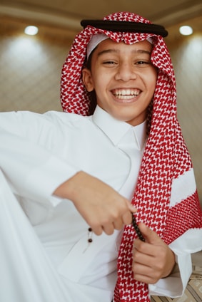Muslim Influencer happy