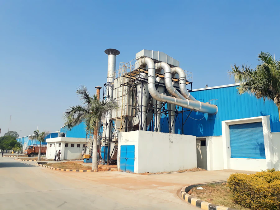 Powder coating plant