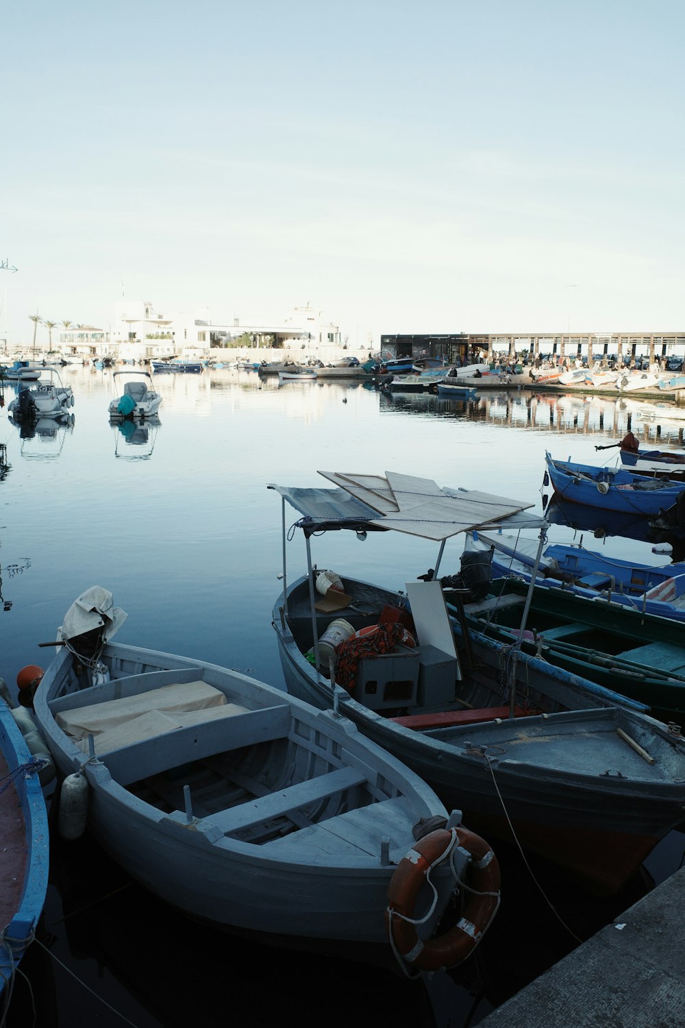 a harbor filled with lots of small boats