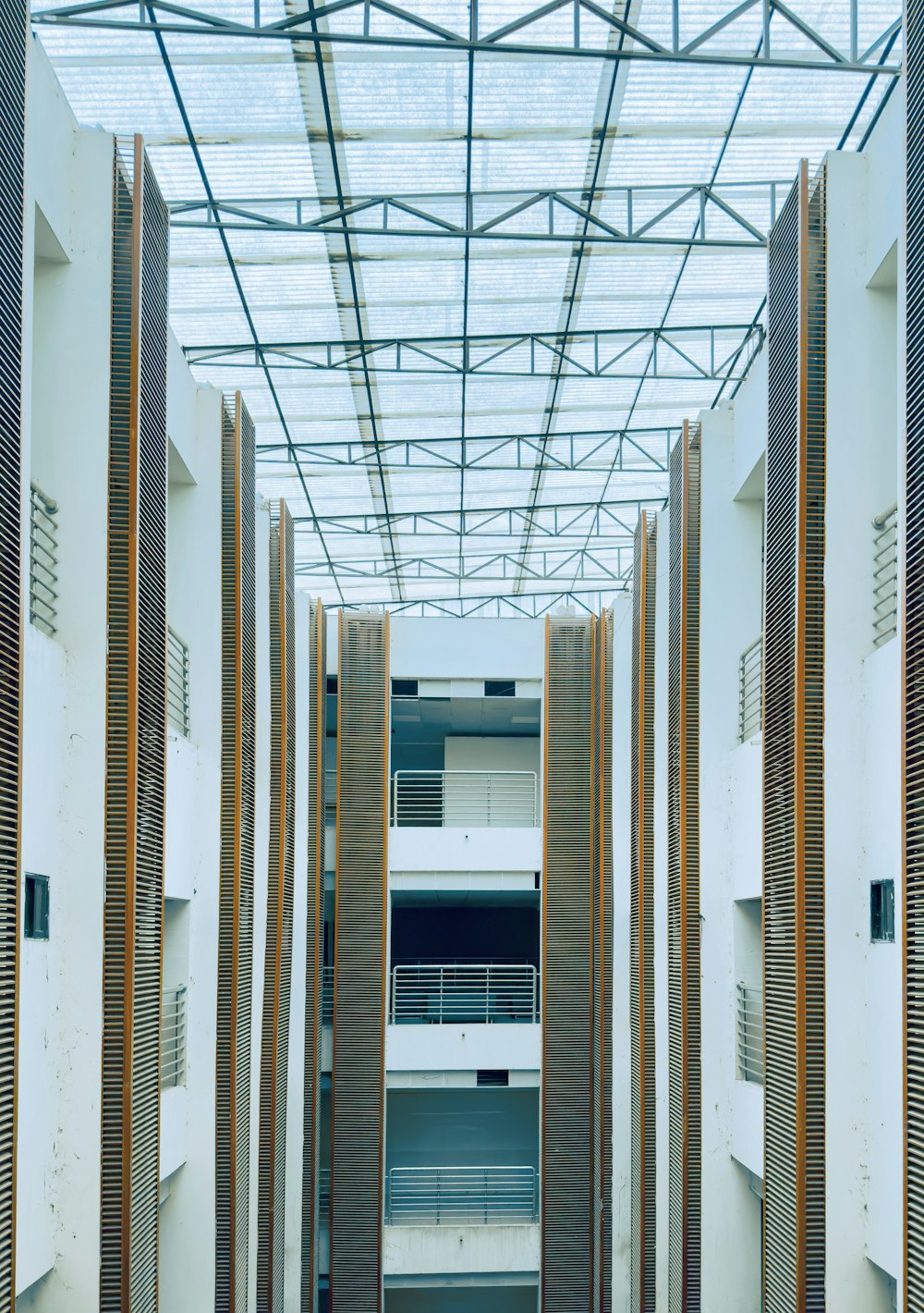 a large building with a lot of windows and doors