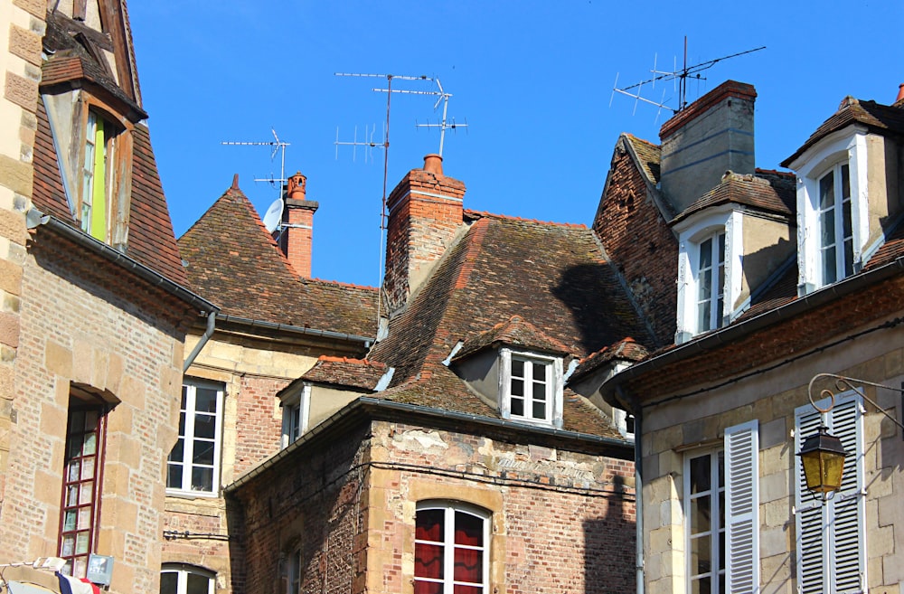 a building with a clock on the front of it