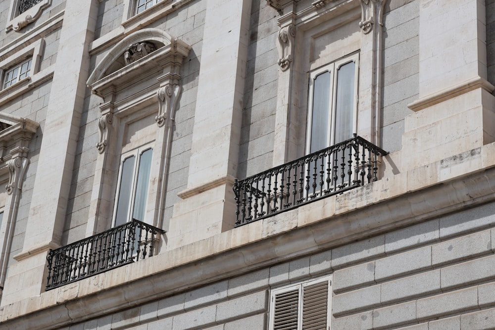 a large building with a balcony and balconies