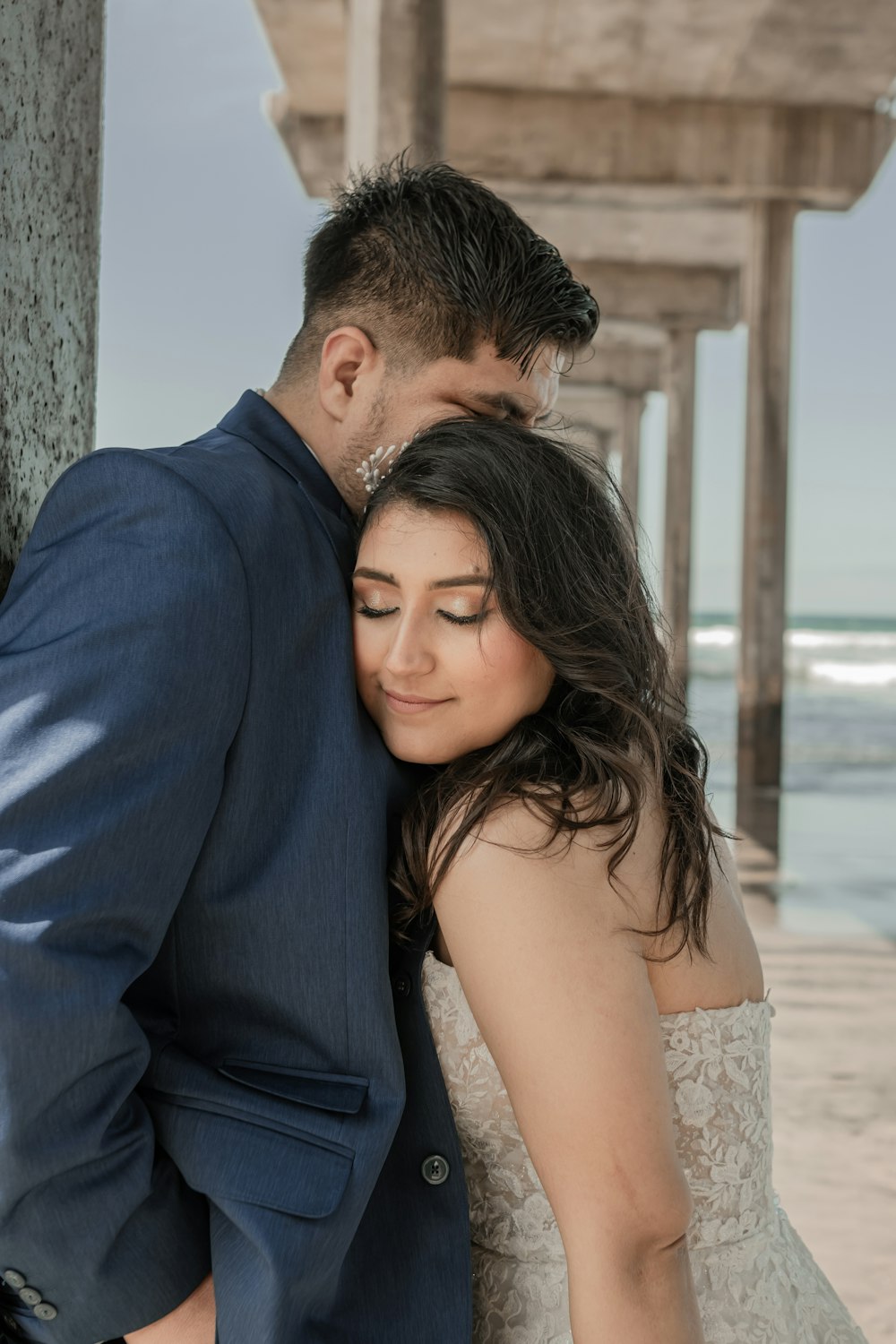 a man and a woman standing next to each other