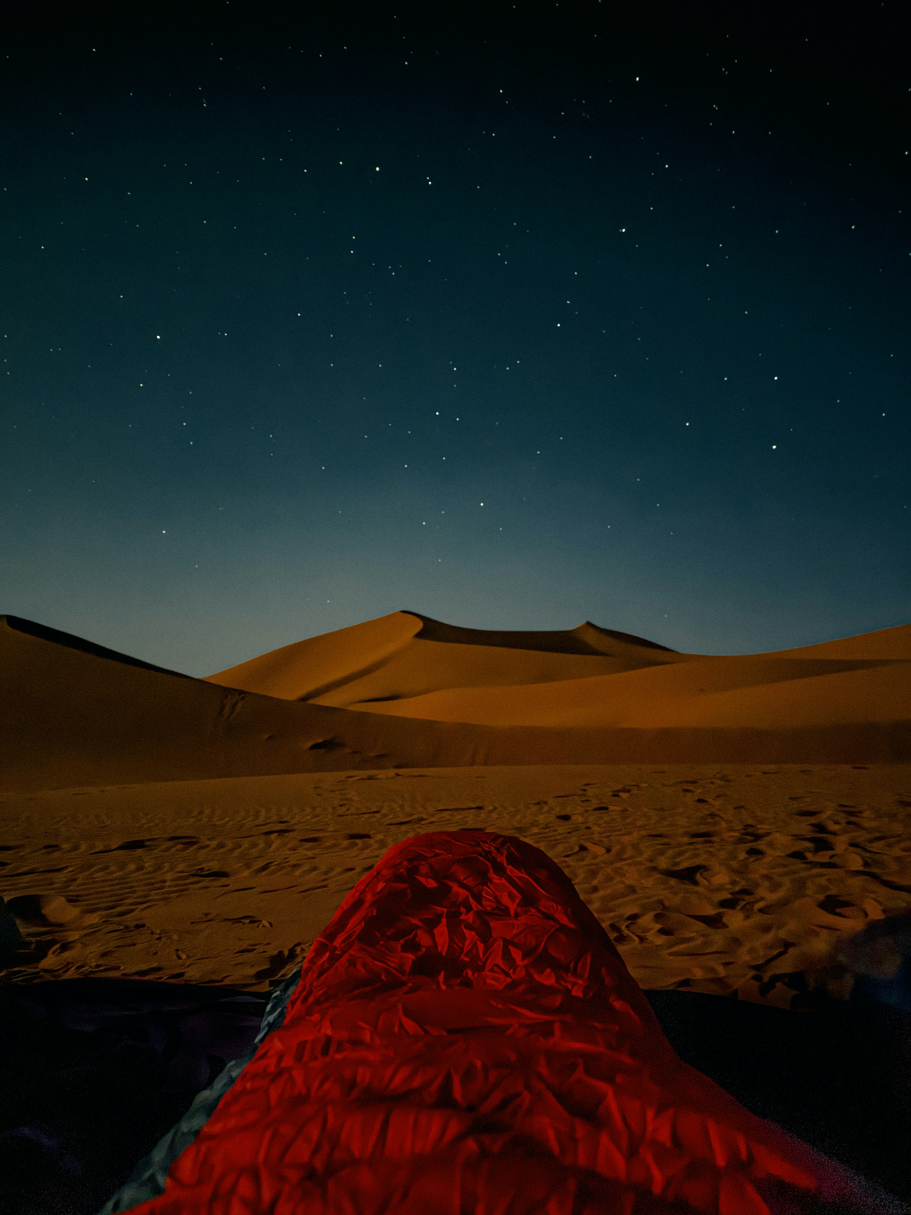 Noche estrellada en el Sahara