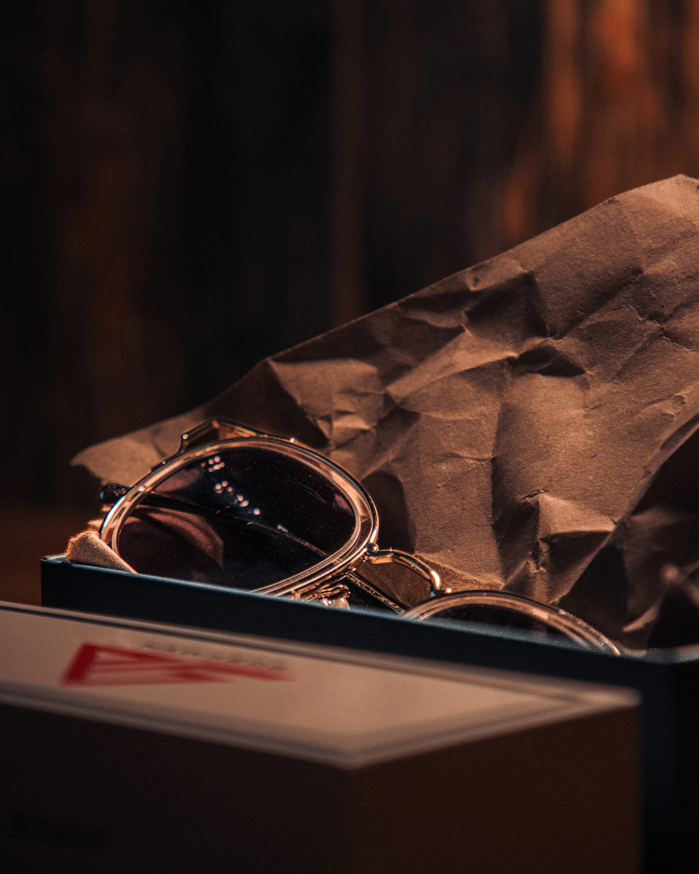 Branded paper packaging bag